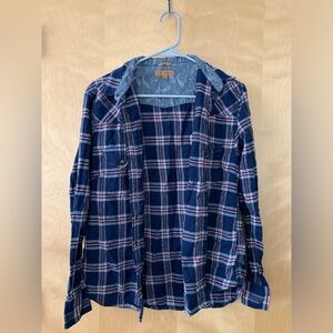 Long sleeve flannel in good condition